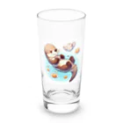 YFCのティータイムを楽しむラッコ① Long Sized Water Glass :front