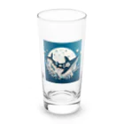 ココナッツアイランド©️のジンベイザメ Long Sized Water Glass :front