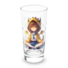 dramusumeのドラ娘、瞑想す Long Sized Water Glass :front