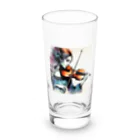 Tomohiro Shigaのお店の女性バイオリニスト Long Sized Water Glass :front