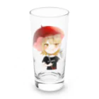 乾杯がーるずSHOPのKanpaiGirl「雨のBBQちゃん」グラス Long Sized Water Glass :front