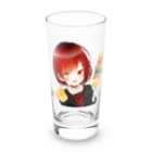 乾杯がーるずSHOPのKanpaiGirl「バーベQるガールちゃん」グラス Long Sized Water Glass :front