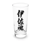 着る文字屋の伊佐魂 （地元魂） Long Sized Water Glass :front