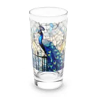 タカヤマ・サイトの錦上添花・孔雀 Long Sized Water Glass :front