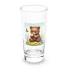 yoshimurayoshimura1のかわいい熊 Long Sized Water Glass :front