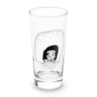 道草屋のテントのなかの休息 Long Sized Water Glass :front