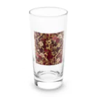 オンラインショップイエローリーフの赤い薔薇　白い薔薇　鍵　可愛い　 Long Sized Water Glass :front