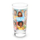 わっしょいの合格PASSED Long Sized Water Glass :front