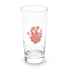 みさとの薔薇の花束 Long Sized Water Glass :front