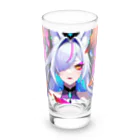 momonekokoの獣耳を持つ美しい女性 Long Sized Water Glass :front