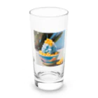 かるるんショップのかき氷シリーズ　ブルーハワイとマンゴー Long Sized Water Glass :front