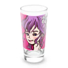 にじわたりねこの結い髪 Long Sized Water Glass :front