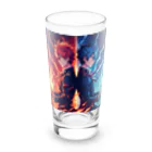 hypergoの炎の使い手炎煌と雷の使い手雷仁 Long Sized Water Glass :front