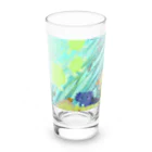 ariariartのBlue submarine【コラボ作品】 Long Sized Water Glass :front
