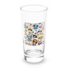 miho0807の可愛い動物 Long Sized Water Glass :front