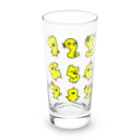 mayumayu-の🐤数字アヒル🐤 Long Sized Water Glass :front