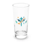 Shin〜HTのお店のヘルスケアロゴ Long Sized Water Glass :front