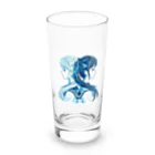 koriyuuの青白の芸術的な2人の女子高生 Long Sized Water Glass :front