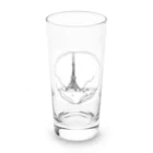 sitositoの地球から突き出タワー Long Sized Water Glass :front