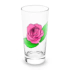 Lily bird（リリーバード）のピンクの薔薇グッズ Long Sized Water Glass :front