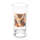 NANAponのキツネ Long Sized Water Glass :front