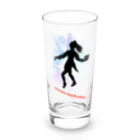Lily bird（リリーバード）のジャズダンサーシルエット 大きな光 英字ロゴ Long Sized Water Glass :front