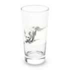 sperz shopの威嚇白猫 Long Sized Water Glass :front