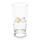 ナナちゃん・ポンちゃんのお店【SUZURI支店】のナナポンちゃん Long Sized Water Glass :front