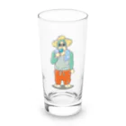 PoPoHouseのごりらのなつさん-アイス Long Sized Water Glass :front