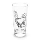 ui.のGolden Retriever Long Sized Water Glass :front