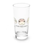 みけにょろのFront face snake Long Sized Water Glass :front