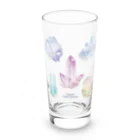 Giostraの5種の鉱物 水彩風 Long Sized Water Glass :front