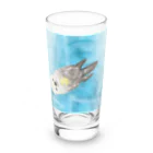 Lily bird（リリーバード）のぷかぷかラッコ 横向き① Long Sized Water Glass :front