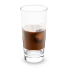 そらまめの常にアイスコーヒー入り Long Sized Water Glass :front