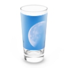 まつりの青の下弦の月 Long Sized Water Glass :front