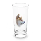 愛犬太郎のグッズの太郎の横顔【柴犬】 Long Sized Water Glass :front