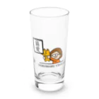 猫まる茶屋の猫愛。 Long Sized Water Glass :front