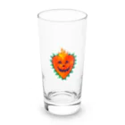 れなしやの🧡🎃Halloween heart pumpkin🎃🧡 Long Sized Water Glass :front