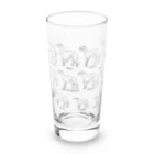 豆つぶのSighthound Friends(淡色推奨) Long Sized Water Glass :front