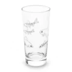 ikanecoのびわすなず Long Sized Water Glass :front