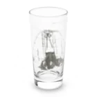 田んぼ前のあのお店の女の子コーデ Long Sized Water Glass :front