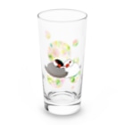 Lily bird（リリーバード）のとろける文鳥ず Long Sized Water Glass :front