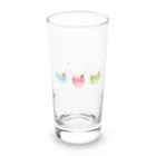 みけんこの三色クリームソーダ Long Sized Water Glass :front