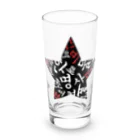 LalaHangeulのハングルスター　Black&White Long Sized Water Glass :front