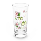 Lily bird（リリーバード）のほわほわメジロ梅 Long Sized Water Glass :front
