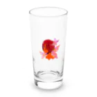 川沿い豆工房 出張所の華、花。 Long Sized Water Glass :front