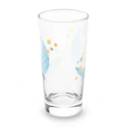 ミケとキジシロの四つ葉と斑猫 Long Sized Water Glass :front