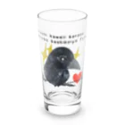 コザTAROのキメ顔カラス Long Sized Water Glass :front