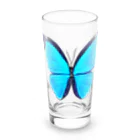 LalaHangeulのモルフォ蝶 Long Sized Water Glass :front