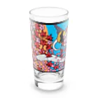 FANTASY PAPERARTの桜と紅葉 Long Sized Water Glass :front